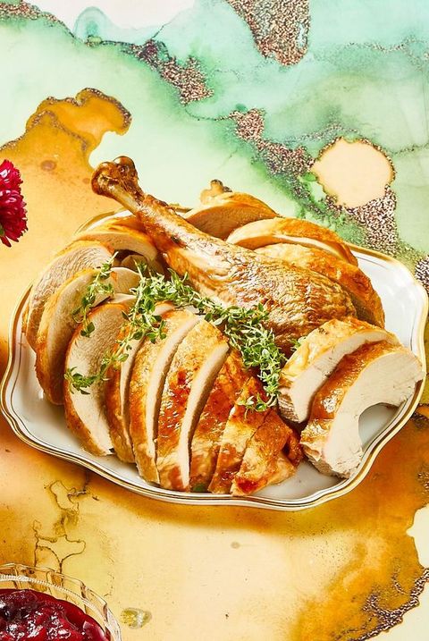 light dinner ideas thyme and sage roasted turkey