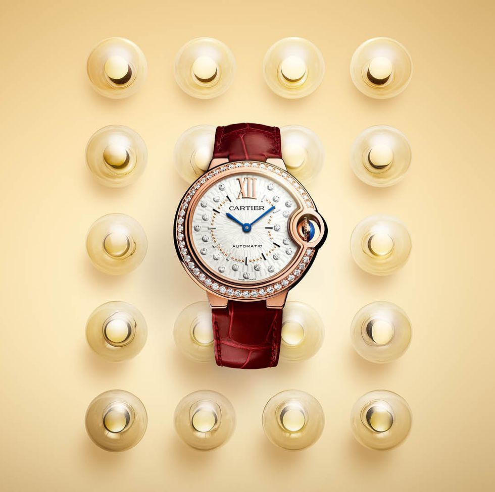 ballon bleu de cartier 21顆鑽石錶盤腕錶（36mm）