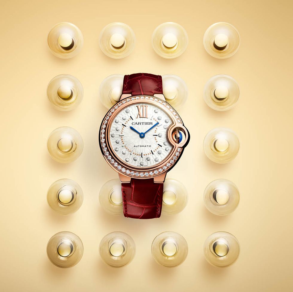ballon bleu de cartier 21顆鑽石錶盤腕錶（36mm）