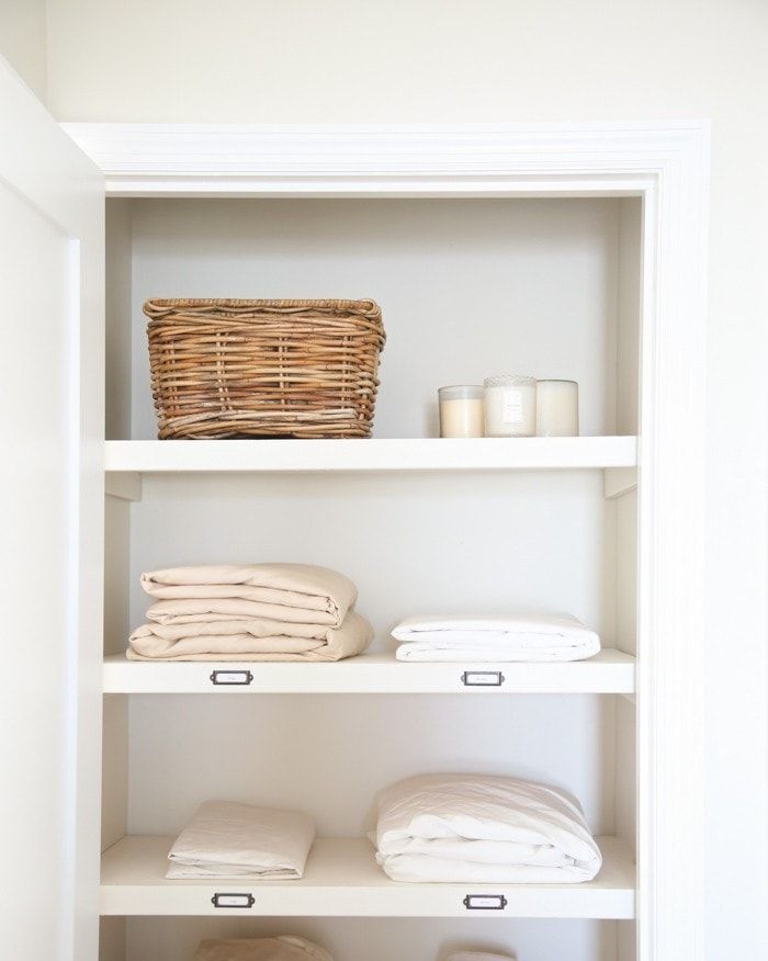 Linen Closet Organization Goals — Before & After Hiring a