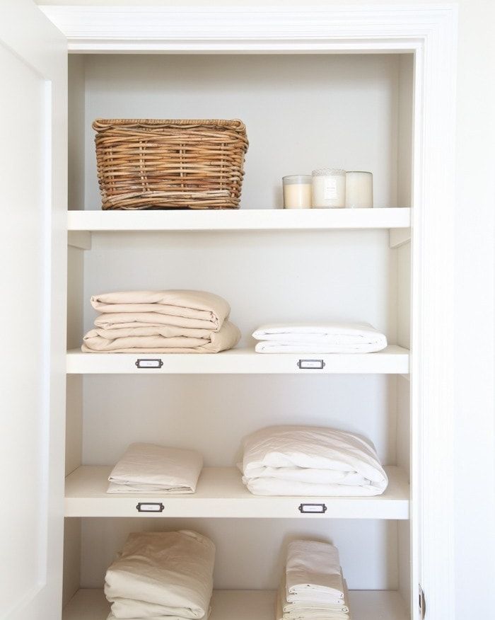 Linen Closet Organization Goals — Before & After Hiring a