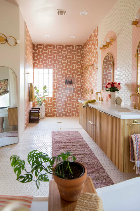 pink bathroom