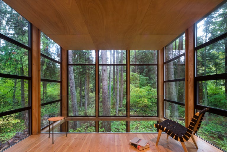 Oregon: This black-and-glass home is the perfect contemporary forest  retreat