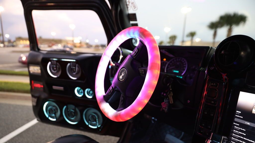 Car Interior LED Light Atmosphere Light Colorful Sensor Wiring