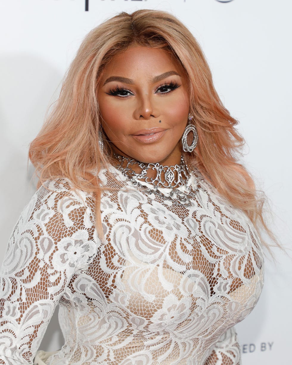 lil kim   peach hair