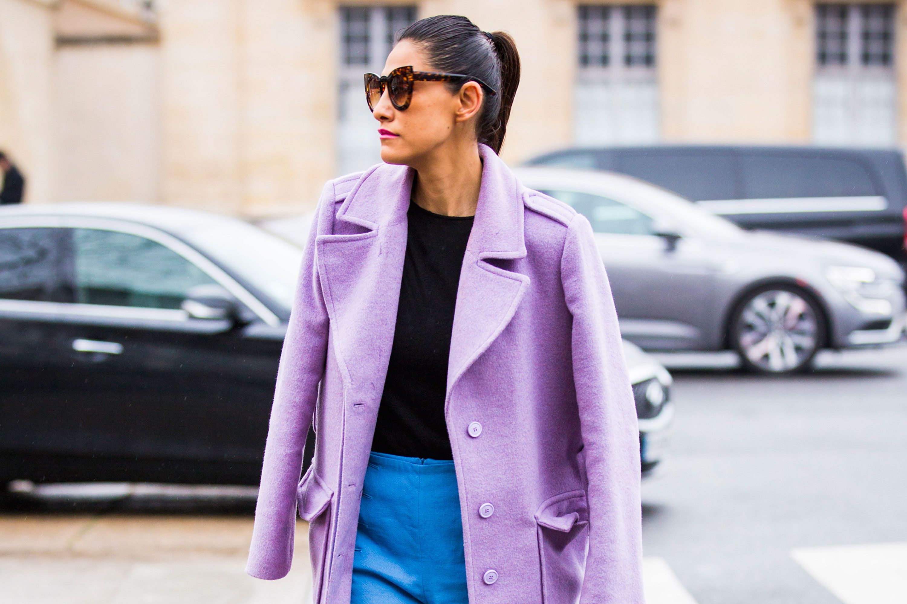 Lilac coat clearance