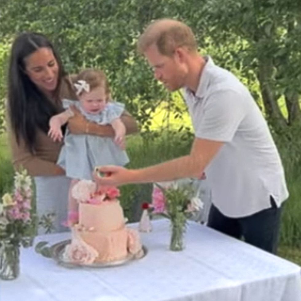 Meghan Markle And Prince Harry Share A Sweet Home Video From Lilibets First Birthday Party 