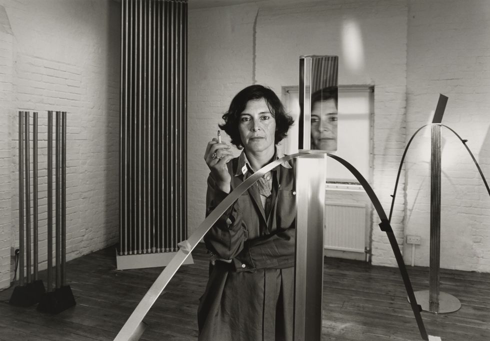 Mayotte Magnus,  pioniera arte cinetica, Liliane Lijn 