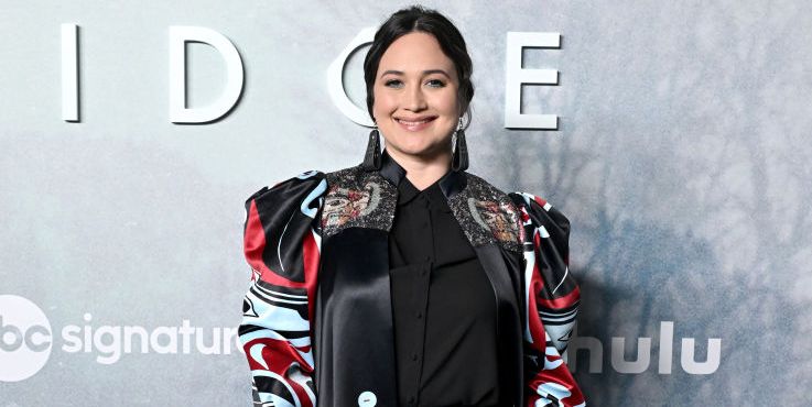 Lily Gladstone Wore an Eye-Popping Cape at the Under the Bridge Premiere