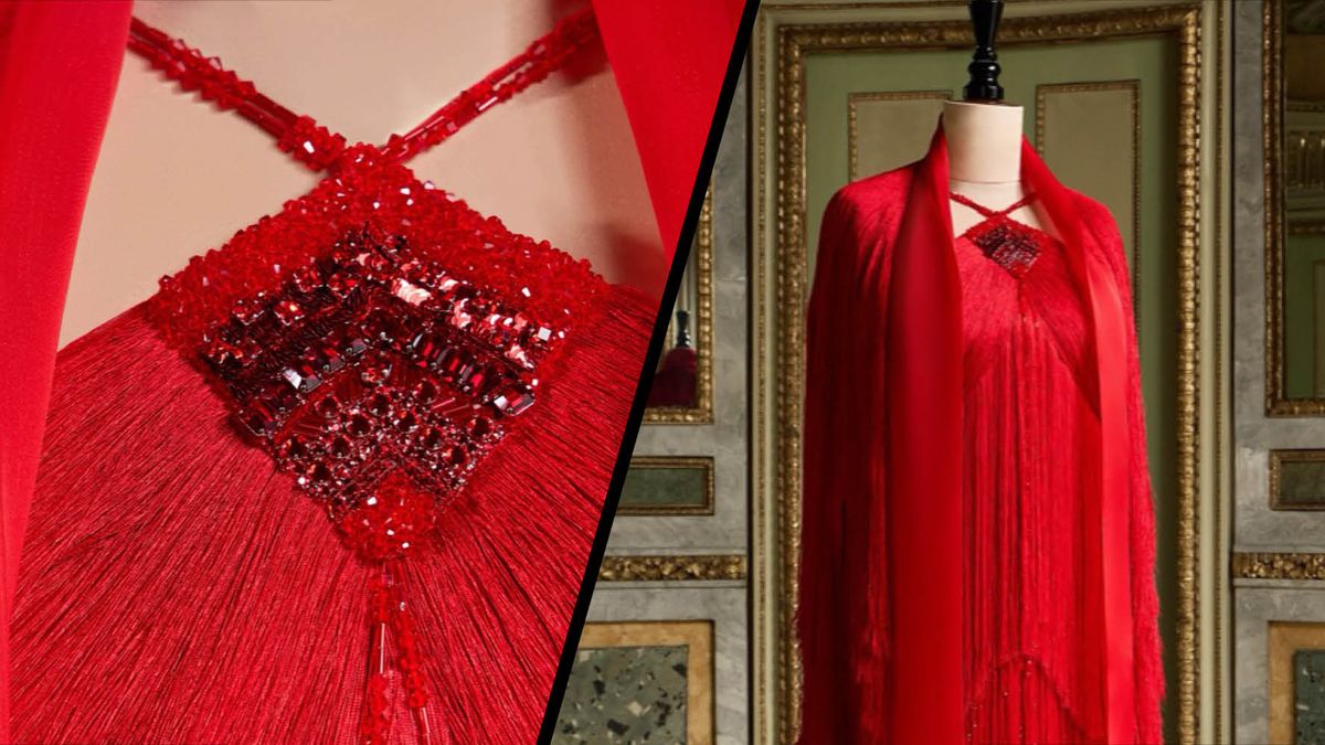 preview for The making of Lily Gladstone's SAG Awards dress