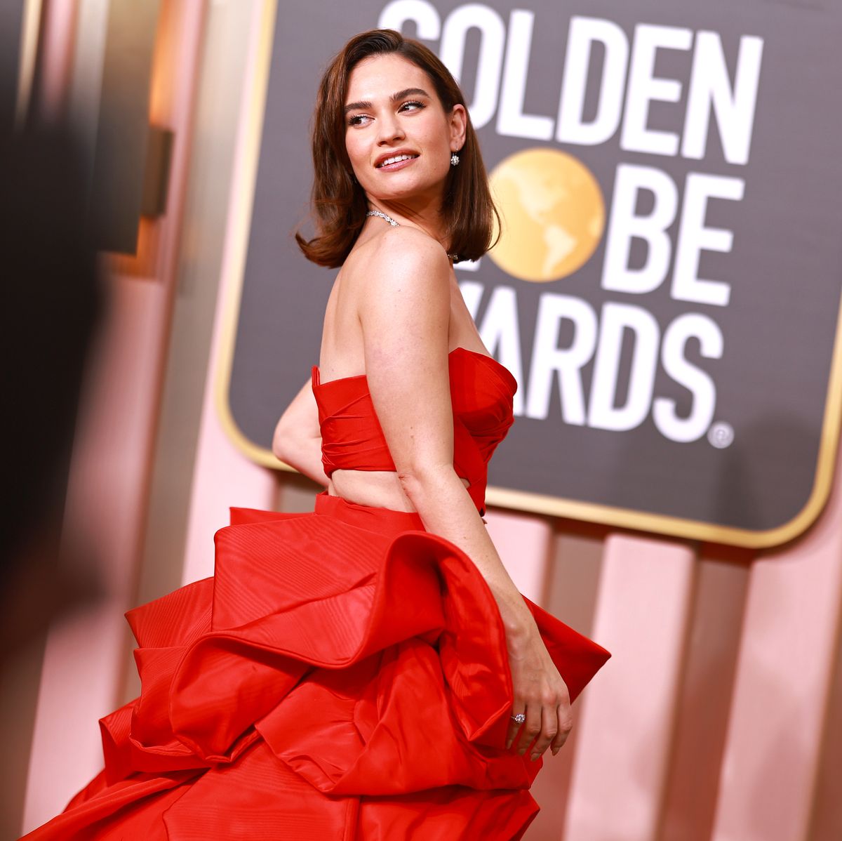 Golden globes 2023 red carpet: best dressed from Lily James to