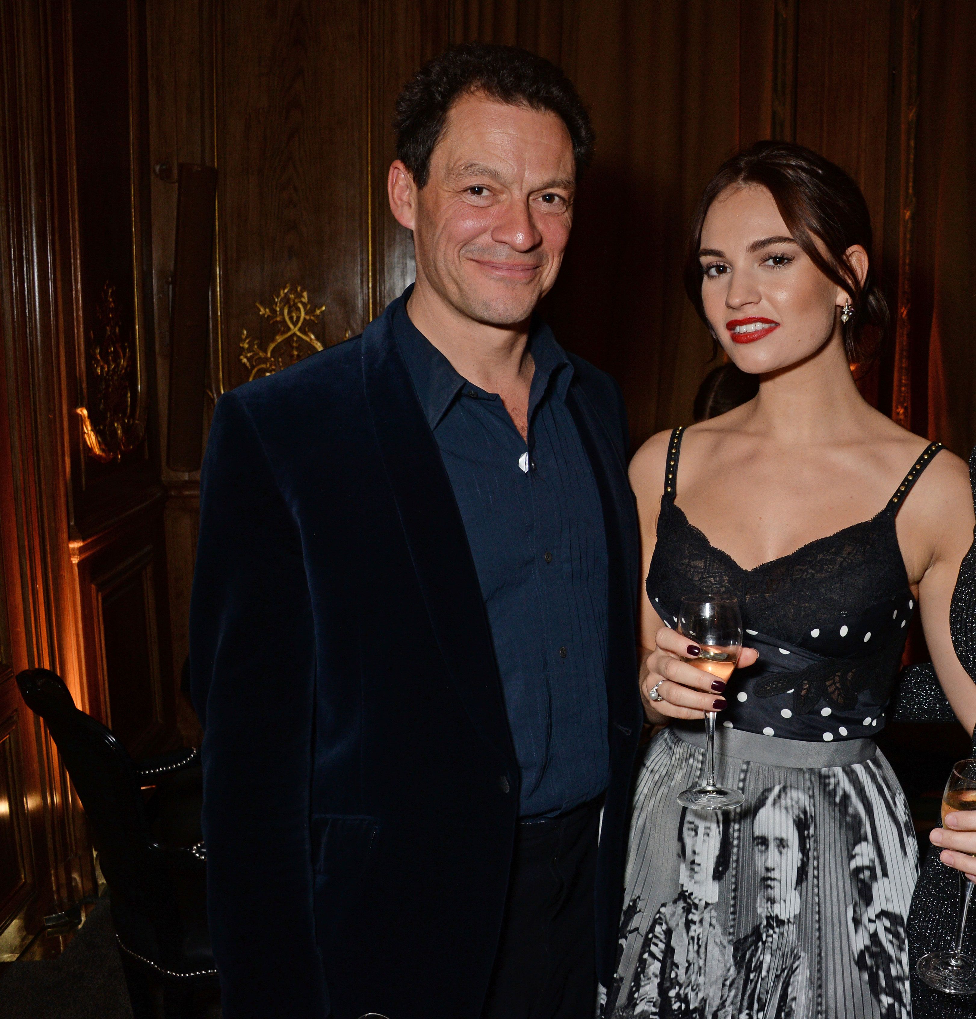 Lily James Makes First Comment on Dominic West Scandal picture image
