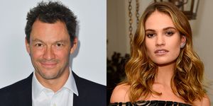 lily james breaks silence on dominic west kissing photos