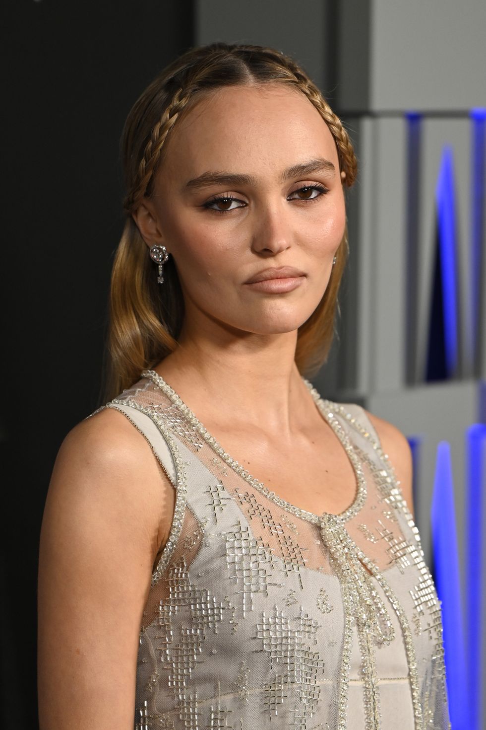 lily rose depp braids