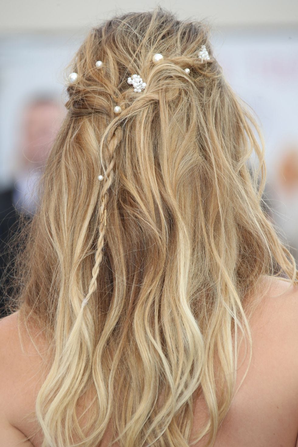 Half Up Half Down Hairstyles - Lily James