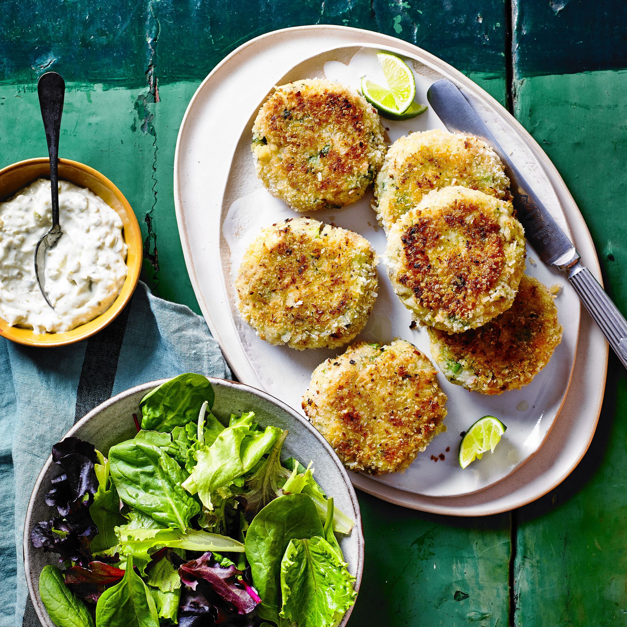Lime and Coriander Fish Cakes