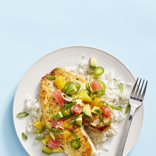 Feast of Seven Fishes Recipes - Lime Tilapia with Citrus-Avocado Salsa