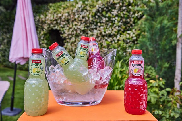 nuevas limonadas de granini con pera y con sandia