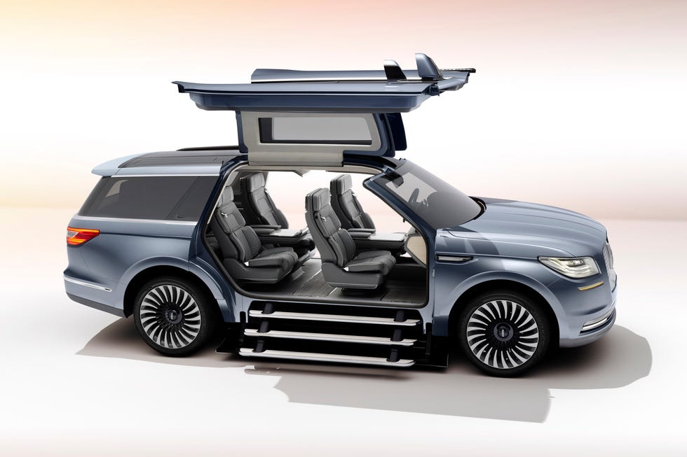 Lincoln Navigator concept gullwing doors Lincoln Navigator concept gullwing doors