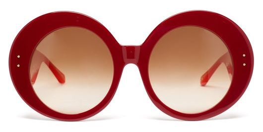 linda farrow x paco rabanne donyale oversized acetate sunglasses £405, women's sunglasses, bold sunglasses