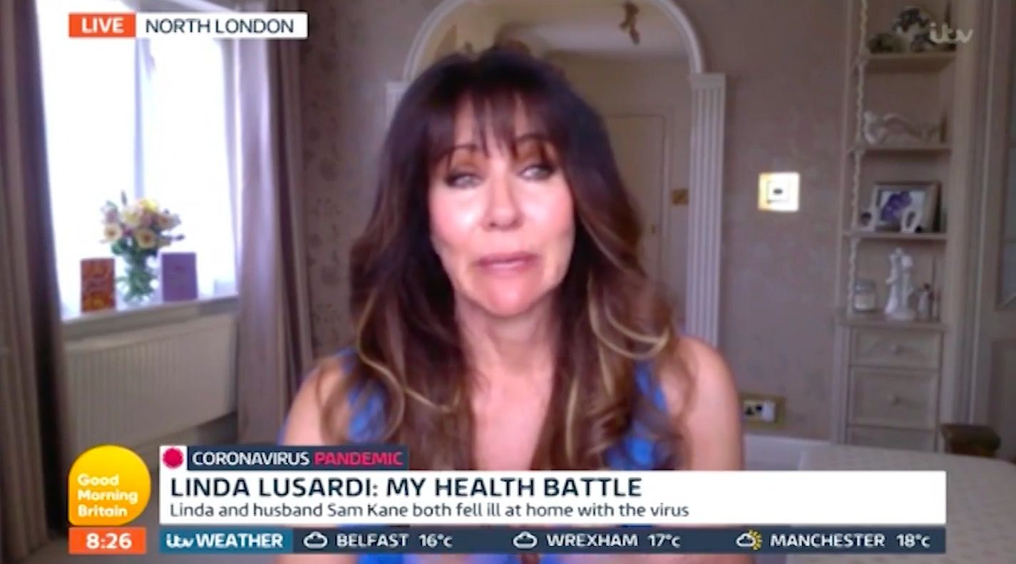 Linda Lusardi emotional on GMB as she recalls coronavirus battle