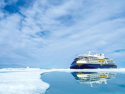 the national geographic endurance expedition ship in the arctic