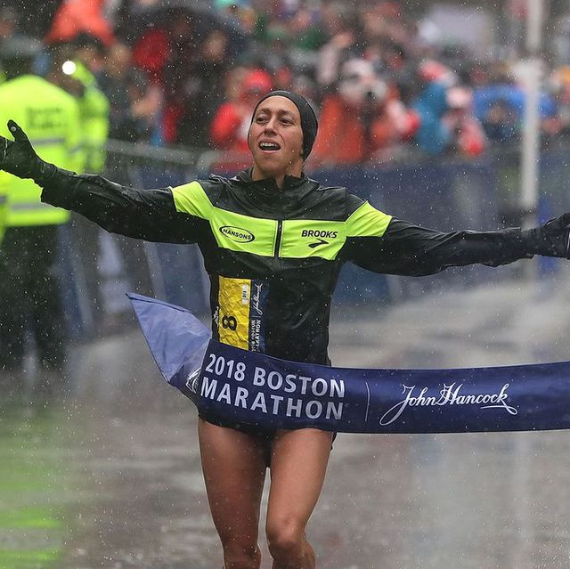Desiree Linden wins the Boston Marathon