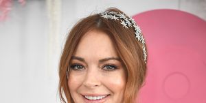 lindsay lohan at melbourne cup day