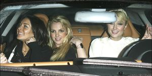 Lindsay Lohan junto a Britney Spears y Paris Hilton.