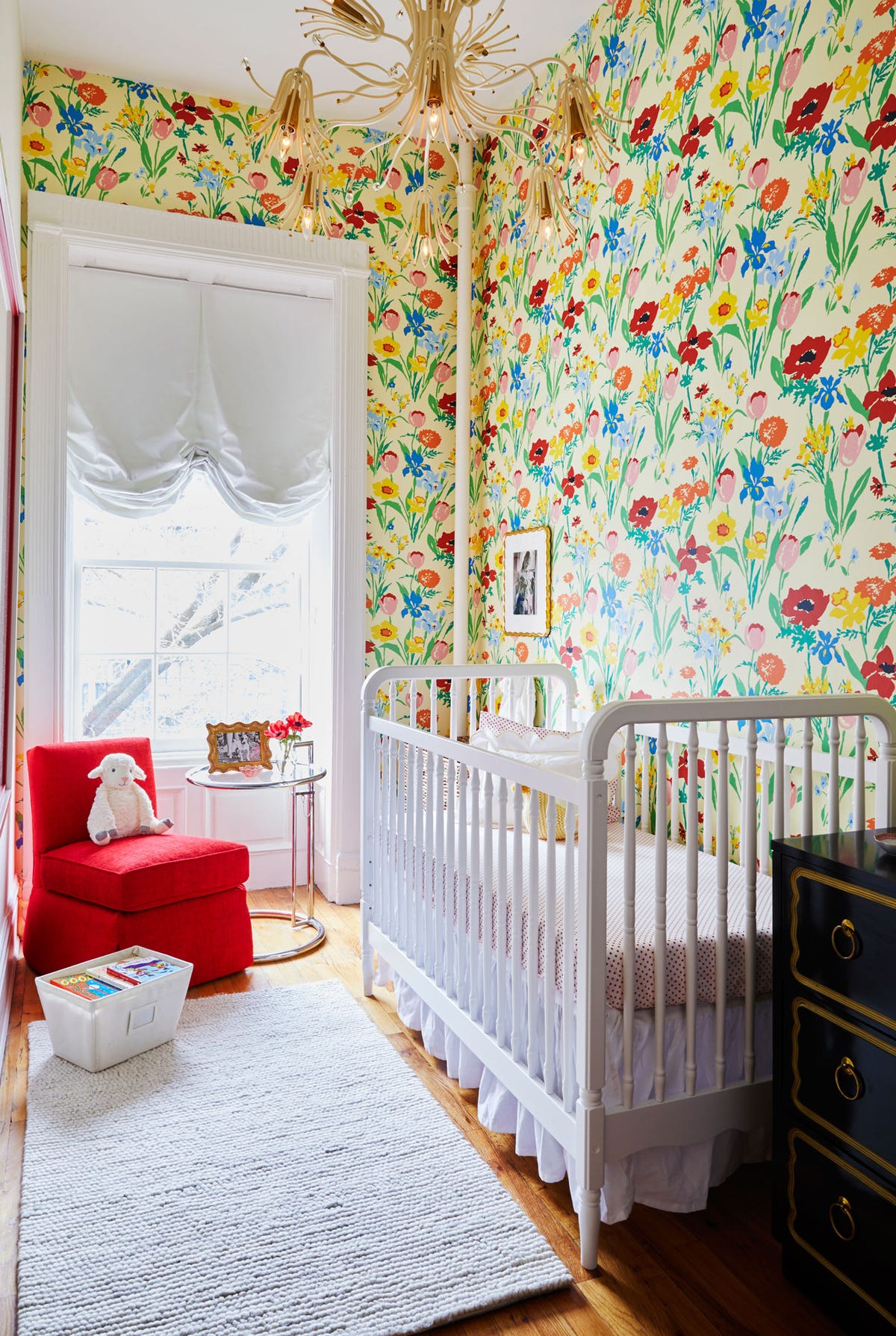 Vintage Wallpaper Inspired This Nursery Design by Lindsay MacRae