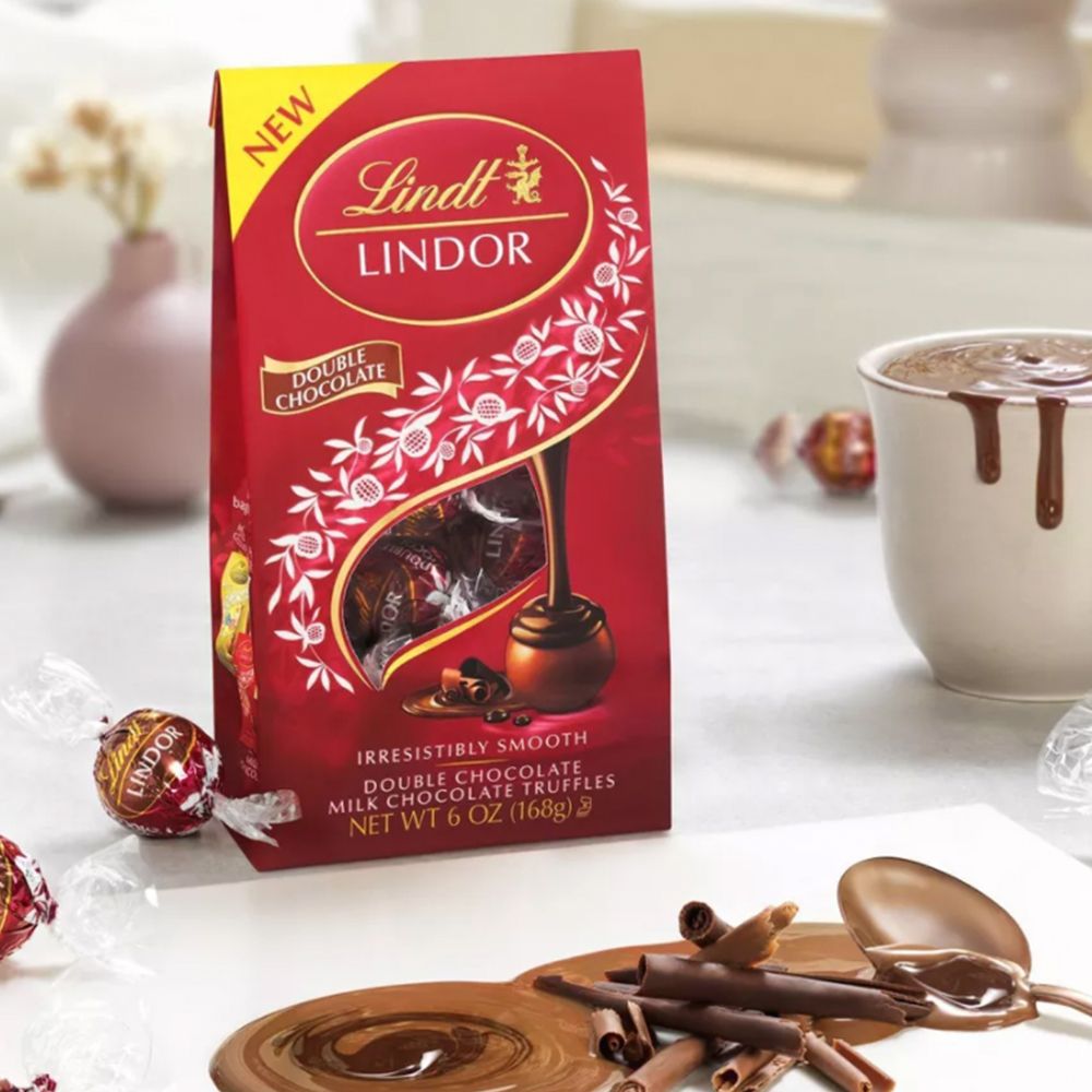 lindt lindor double chocolate truffles