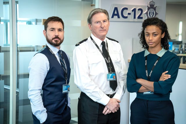line of duty season 6 ds steve arnott  superintendent ted hastings dc chloe bishop