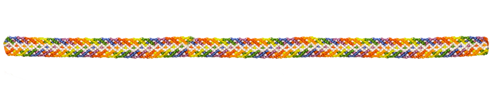 rainbow woven friendship bracelet