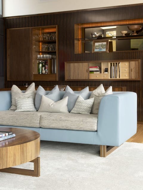 Furniture, Living room, Room, Interior design, Property, Couch, Table, Coffee table, House, Floor, 