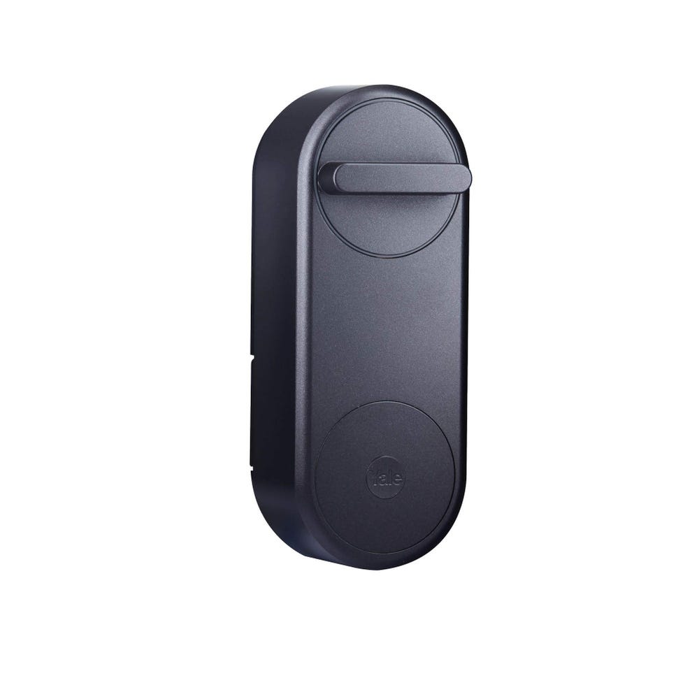 la cerradura linus smart lock, de yale, en negro mate