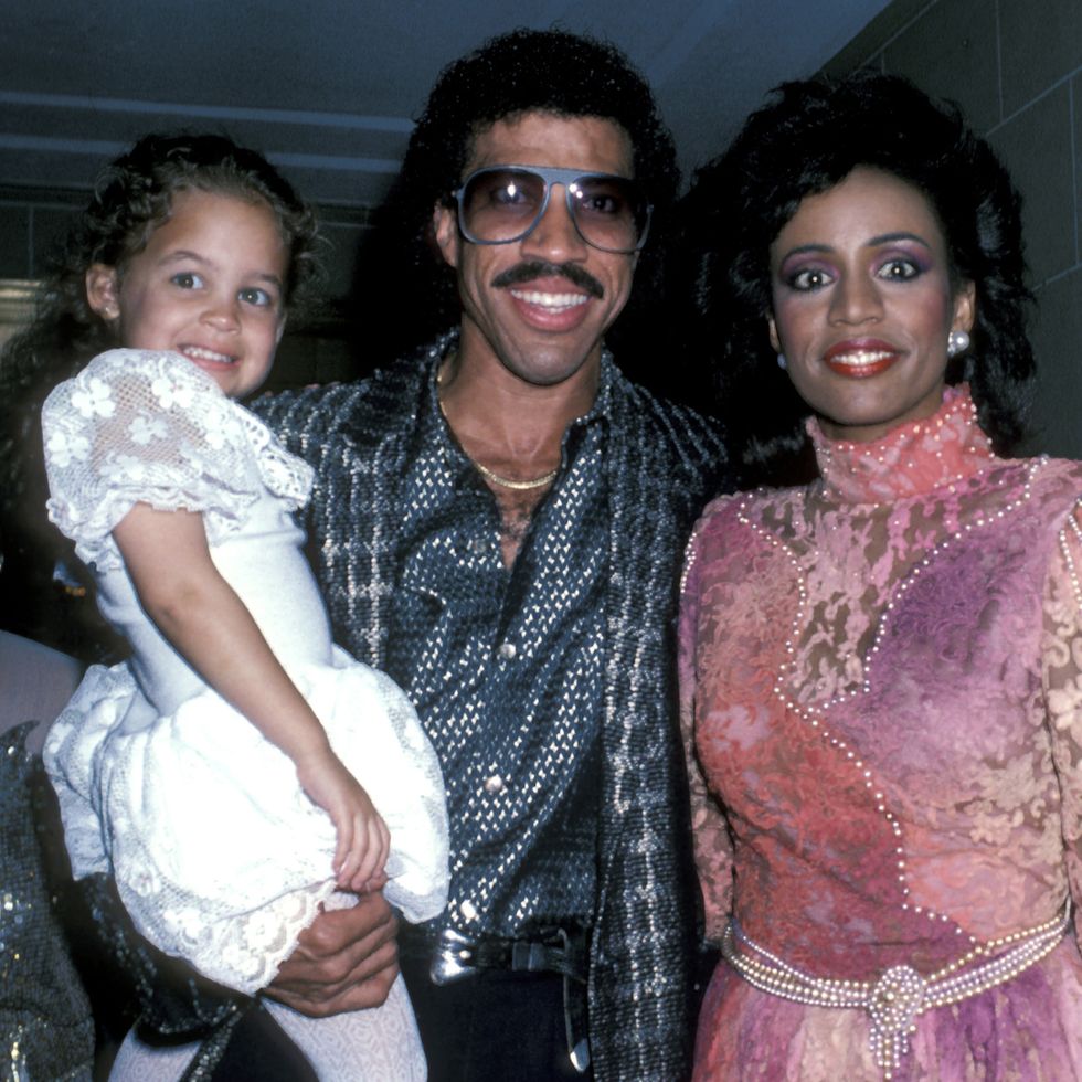 lionel richie with daughter nicole and wife brenda harvey