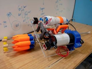Worcester Polytechnic Institute robot weapon fish