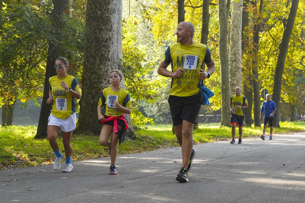 group of runners participating in an outdoor event