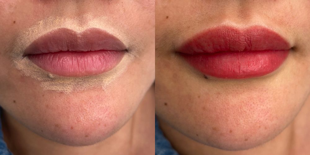 Permanent Lip Tattoo Colors For Lip Blushing Lipstick Color Match