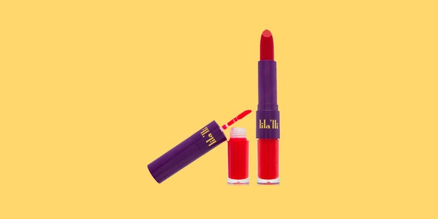 Red, Lipstick, Cosmetics, Purple, Violet, Tints and shades, Liquid, Material property, Lip gloss, Magenta, 