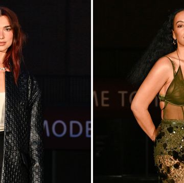 best celeb looks from the gucci cruise 2025 show dua lipa and solange knowles