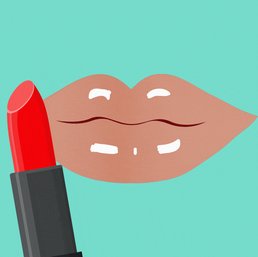 Lip, Red, Facial expression, Lipstick, Tooth, Smile, Mouth, Cartoon, Illustration, Nose, 