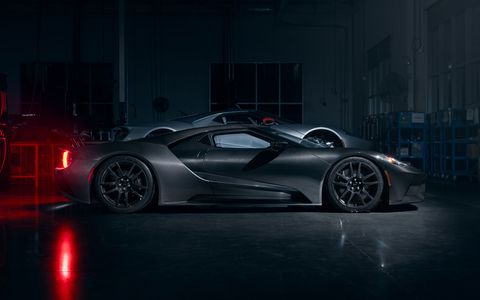 2020 Ford GT Liquid Carbon series shows exposed composite construction
