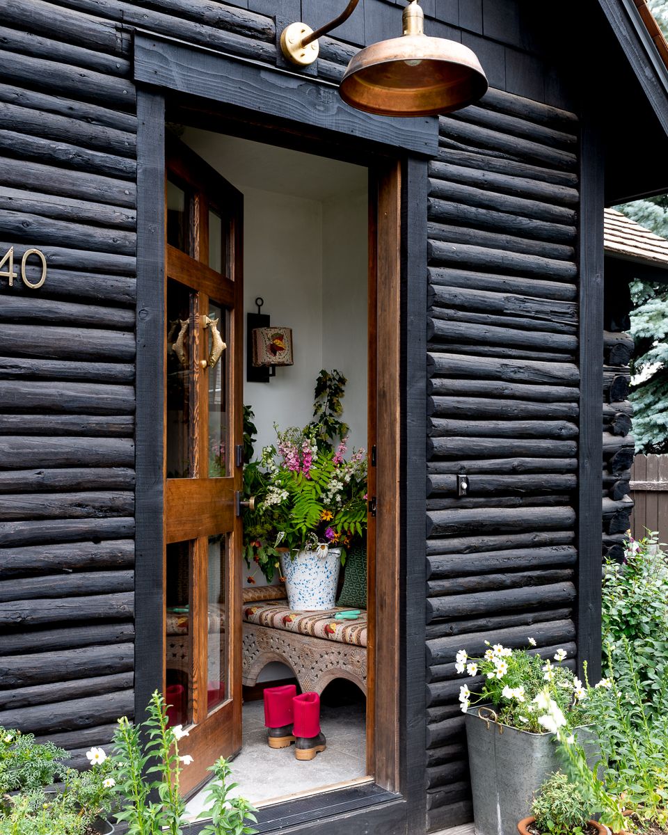 entryway to cabin