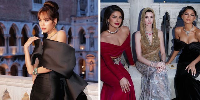 Priyanka Chopra, Anne Hathaway and Zendaya show off glamorous fashions in  Italy - Good Morning America