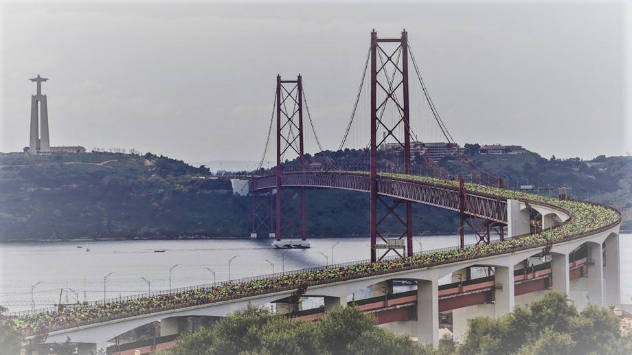 a bridge over a body of water