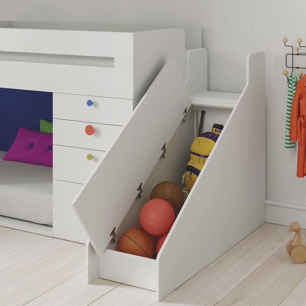 Dormitorio juvenil: Espacio de almacenaje