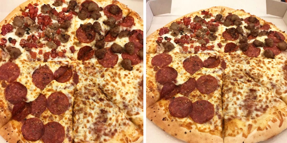 Little Caesars' Quattro Features Four Pizzas in One Pie - PMQ