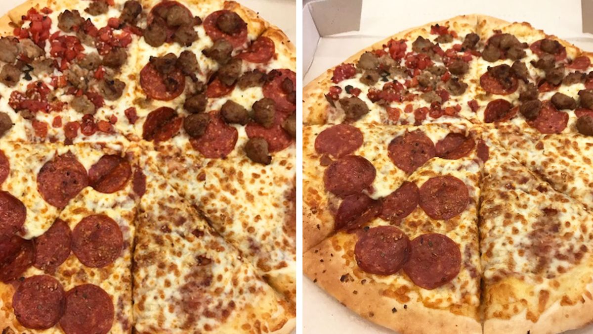 Little Caesars' Quattro Features Four Pizzas in One Pie - PMQ