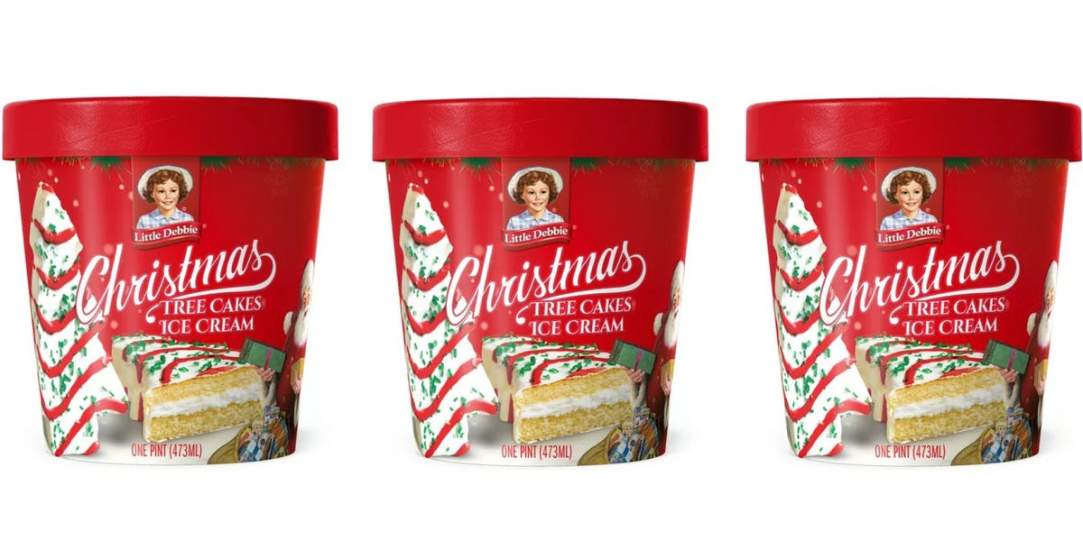 Little Debbie Christmas Tree Cake Ice Cream Is Back In 2022 2276